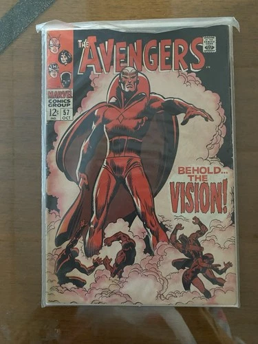 Avengers #57 (1968) - KEY, FIRST APP VISION!
