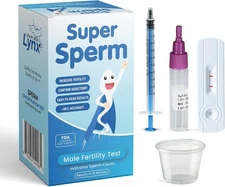 Super Sperm Check Male Fertility Test Kit, WHO-Recommended Sensitivity,... 