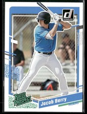 Jacob Berry 2023 Donruss Miami Marlins