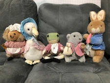 Lot Of Vintage Beatrix Potter Plushies By Eden