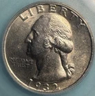 1932 S 25c Washington Silver Quarter Uncirculated.  Amazing coin.