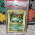 1999 POKEMON GAME SHADOWLESS #15 VENUSAUR-HOLO PSA 7