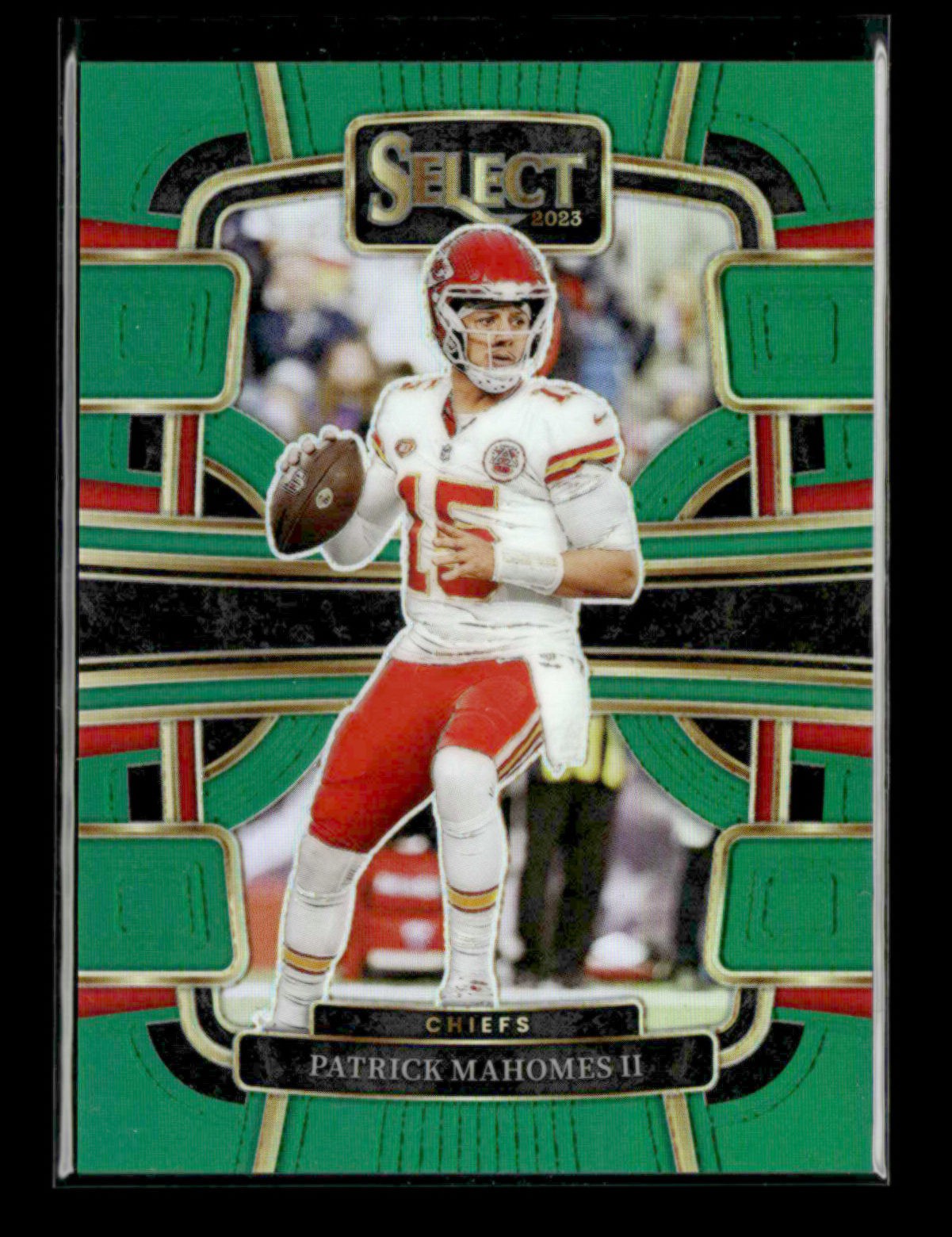 Patrick Mahomes II 2023 Panini Select Football Green 2/5 Concourse [lbG80