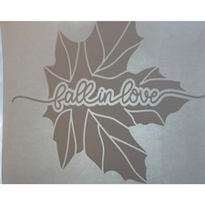 New Fall In Love Heat Transfer Fall Crafting Thanksgiving Home Decor Craft Gift