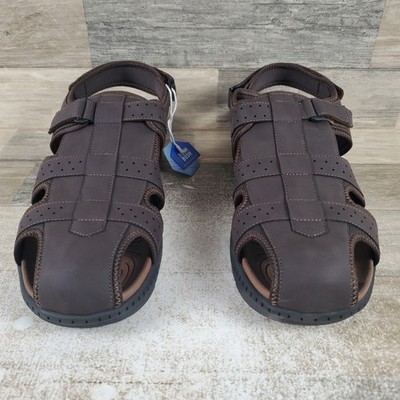 Nunn Bush Laguna Mens Fisherman Sandals Sz 13 M Brown Brun Slingback Nunn Bush Laguna Mens Fisherman Sandals Sz 13 M Brown Brun  main image 4
