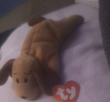 RARE- 1993 Bones the Dog Beanie Baby. Retired. Mint Condition