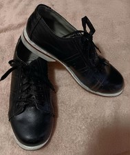 Linds Vintage Men's Rental Bowling Shoes Black Leather Size 11
