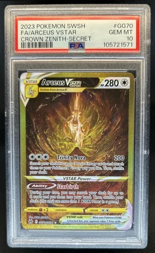 2023 Pokemon SWSH Crown Zenith Arceus VSTAR Galarian Gallery #GG70/GG70 PSA 10