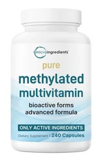 Micro Ingredients Pure Methylated Multivitamin 240 Capsules | 19-in-1 Formula...