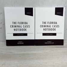The Florida Criminal Cases Notebook 1-2 Revis...