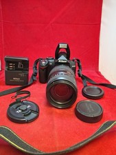 Nikon D3000 Digital SLR Camera with 75 300mm Lens Inc Sd Card Charger F7 