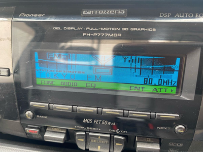 Pioneer FH-P777MDR 2DIN CD MD Car Audio Player DSP Tested JDM