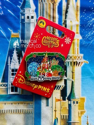 2025 Walt Disney World Parks Merry Christmas 4 Park Icons Holiday