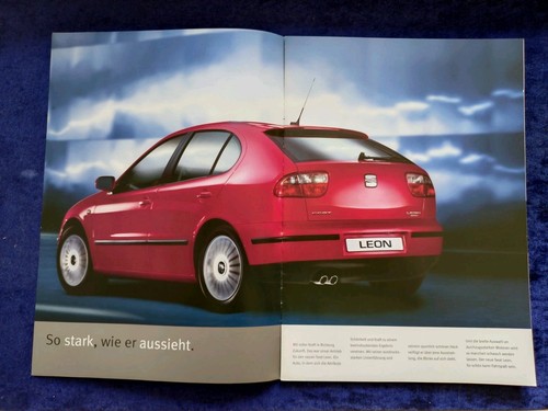 Seat Leon Prospekt 12.1999 + Farben und Polster + Ausstattung & technische Daten - Picture 3 of 5