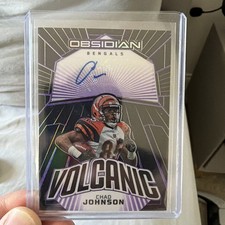 2023 Obsidian - Volcanic Signatures Purple Chad Johnson /75