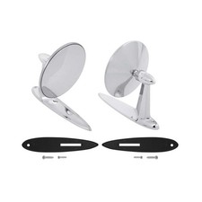 Side Mirror Set Left Right Manual Chrome Chevy Nomad 2-10 Series 1955-1957 Side Mirror Set Left Right Manual Chrome Chevy Nomad 2-10 Series 1955-1957