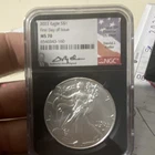 U.S. Mint 2022 American Eagle 1 oz Silver MS70 NGC First Day of Issue