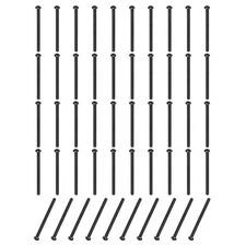 50 Pcs M3-0.5x46mm Button Head Socket Cap Bolts Screws 10.9 Grade Alloy Steel