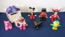 Lego Duplo Minifigures Doc Mc Stuffins,Captain Hook, Skully, Ringmaster, Mickey