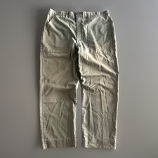 Vintage 70s Mens 36x28 USA Military OG-507 Sateen Utility Trousers Pants