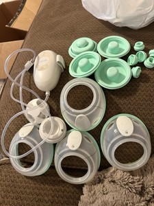 Elvie Double Breast Pump System With Extra Accessories - Gently Used