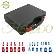 26 PCS Nut and Bolt Gauges Thread Gage Checker 12 Metric & 14 Inch  in Case