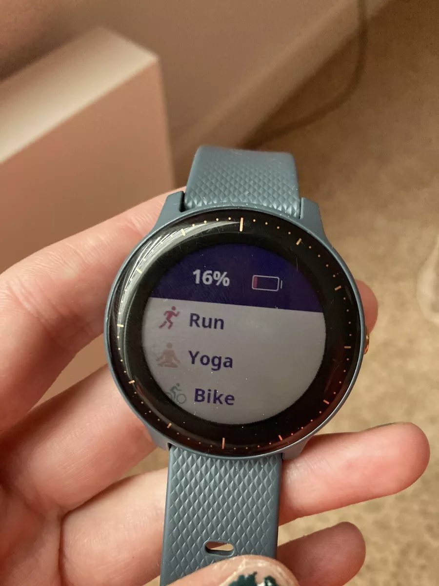 Vivoactive 3 Music, Granite Blue with Rose Gold 