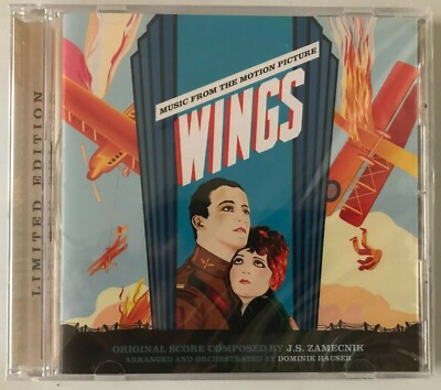 Wings 1927 Motion Picture Score CD JS Zamecnik~Dominik Hauser NEW