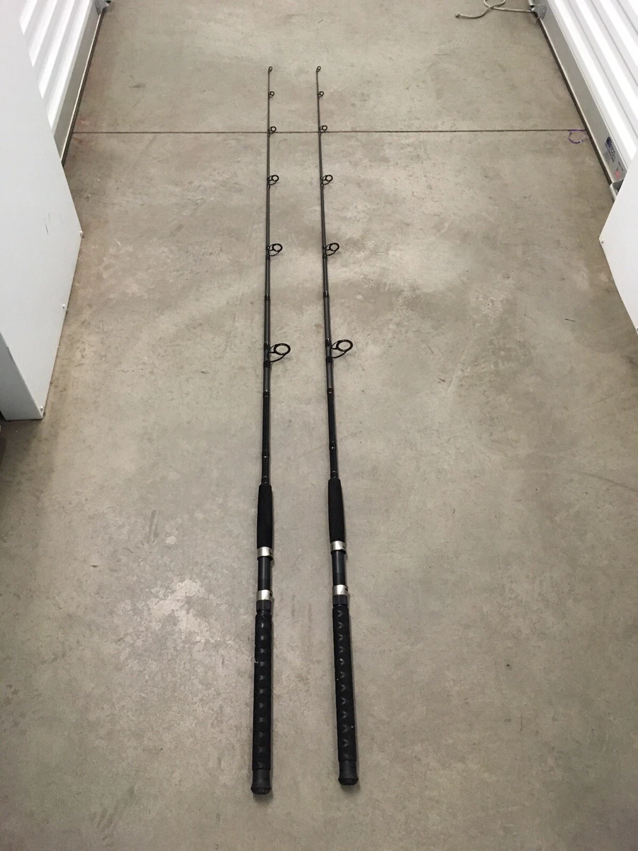 2 Berkley Fusion 7 Spinning Rods MH Action Saltwater Catfish 10 25lb Big Game