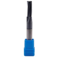 1/2-14 NPT Solid Carbide Thread Mill - TiAlN Coated - Full Thread
