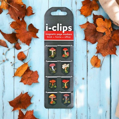 Mushrooms i-clips Magnetic Page Markers by Peter Pauper Press