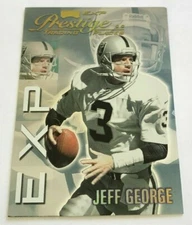 1999 Playoff Prestige EXP Reflexions Jeff George #53 Raiders /1000