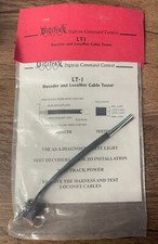 Digitrax LT1 Decoder Loconet Cable Tester TSLH Model Railroad Train Control