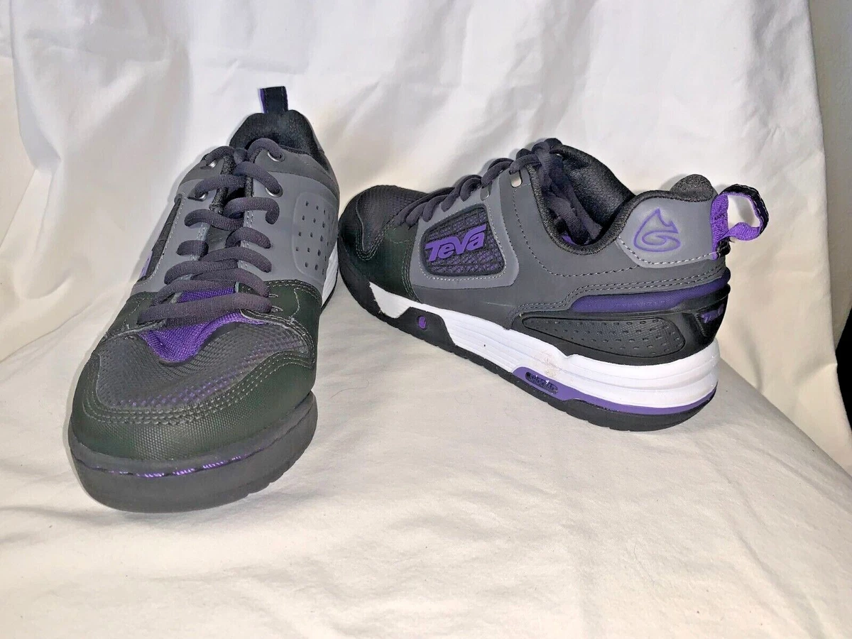 TEVA LINKS 4306 MEN S PURPLE GRAY MOUNTAIN BIKING SHOES US 7.5M