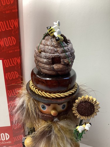 Bee Keeper 15" NUTCRACKER NEW Kurt Adler Beekeeper New In Box - Picture 3 of 5