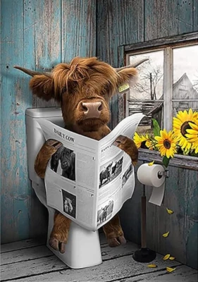 WEJIMIFA Malen Nach Zahlen Erwachsene, Malen Nach Zahlen Tiere Kinder Anfänger, DIY Ölgem