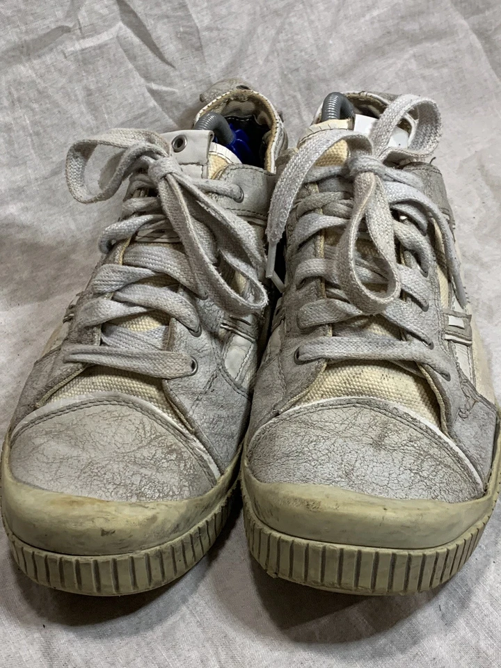 Steve Madden "Fyrebyrd" Lona Cuero Hombres Tenis Envejecidos Zapatos 11 Foto 2 de 4