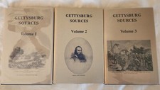 Gettysburg Sources 3 Vol set - 1986 Hard Cover - James & Judy Mclean