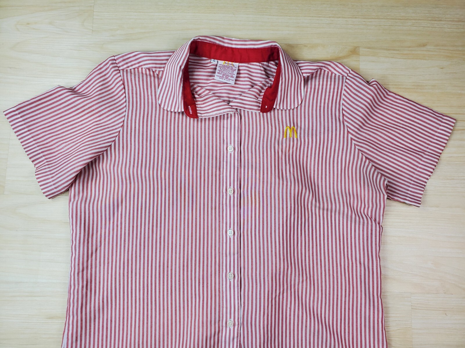 Vintage 1986 McDonald's Employee Uniform Polo Shirt S… - Gem