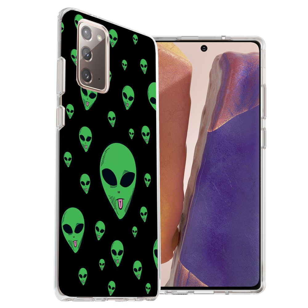 Phone Case Cover for Samsung Galaxy Note 20 5G, Alien Stick Tongue Print, USA