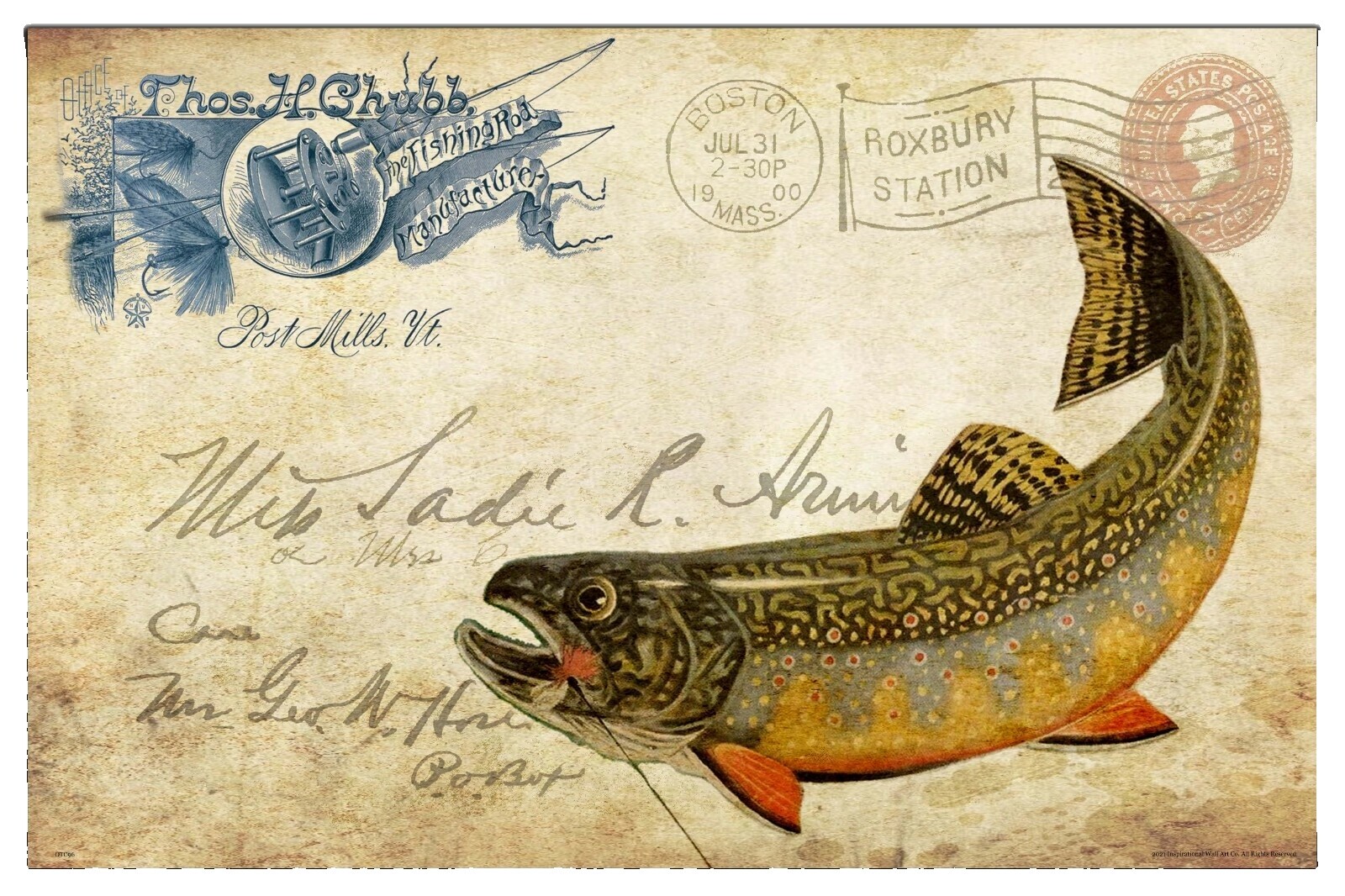 Vintage Fishing Decor | eBay