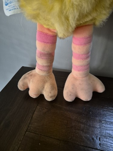 Vintage Preloved 1986 Playskool BIG BIRD Sesame Street Plush Toy - Picture 6 of 8