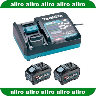MAKITA Power Source-Kit 40V max. - 1911V6-0, 2 Akkus 5,0 Ah + LG DC40RA -NEU-