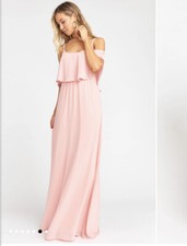 Show Me Your MUMU Caitlin Ruffle Pink Maxi Dress XX Small ($178) 👇🏻Read👇🏻