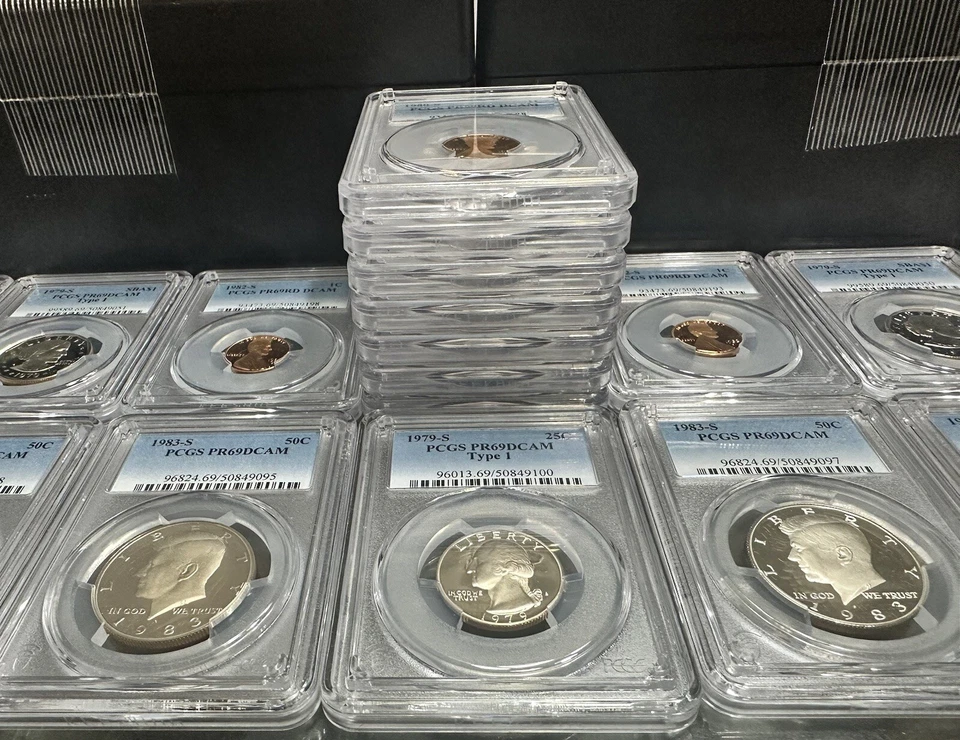 LOT OF (5) PCGS GRADED U.S. PROOF COINS PR69 DEEP CAMEO FROM ESTATE HOARD - Image 2 of 4