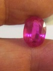 NATURAL EARTHMINED GGL CERTIFIED GEM TESTED OVAL PINK SAPPHIRE 8.02 CT — photo 4