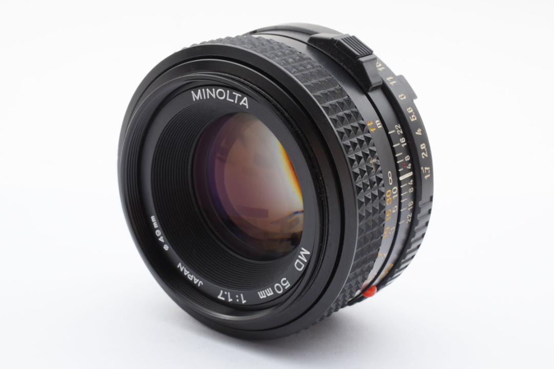 MINOLTA MD 50m F1.7 レンズフィルター付 SO213 MINOLTA MD 50m F1.7 with lens filter SO213 | eBay