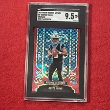 2023 Panini Rookies & Stars - Crusade-  Red Plaid Prizm Bryce Young (RC).GEM 9.5