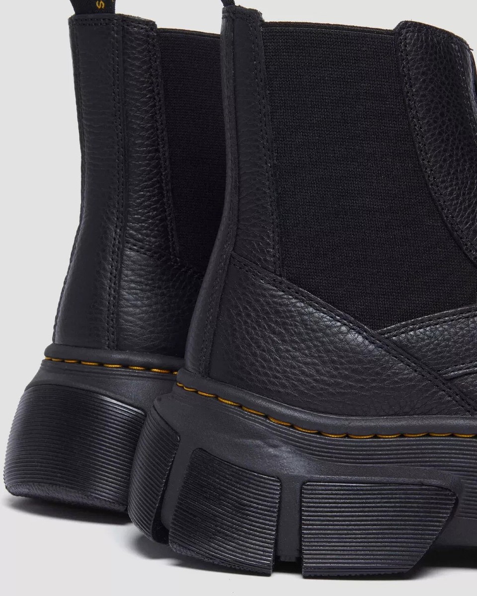 Dr. Martens Dmxl Zip Chelsea Leather Boots in Black | eBay