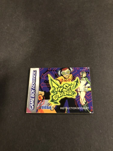 Jet set radio Gba Manual PAL